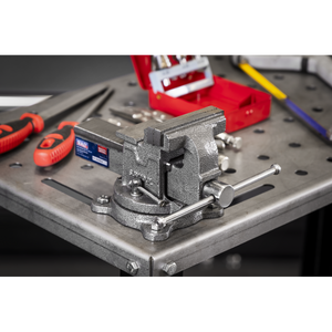 Sealey SGV100L 100mm SG Iron Vice with Swivel Base - additional view 3