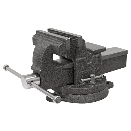 Sealey SGV100L 100mm SG Iron Vice with Swivel Base