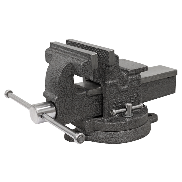 Sealey SGV100L 100mm SG Iron Vice with Swivel Base