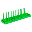 Sealey SH1414HV Premier Socket Holder 1/4"Sq Drive 4-15mm - Hi-Vis Green