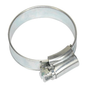 Sealey SHC1X Zinc Plated Hose Clip 25-38mm - Pack of 20