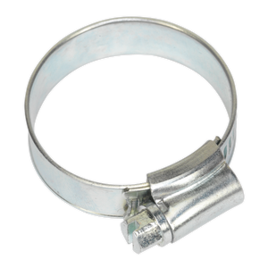 Sealey SHC1X Zinc Plated Hose Clip 25-38mm - Pack of 20