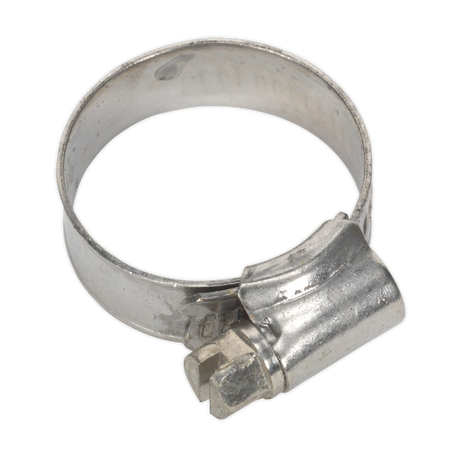 Sealey SHCSS0 Stainless Steel Hose Clip 16-27mm - Pack of 10