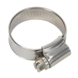 Sealey SHCSS0X Stainless Steel Hose Clip 22-32mm - Pack of 10