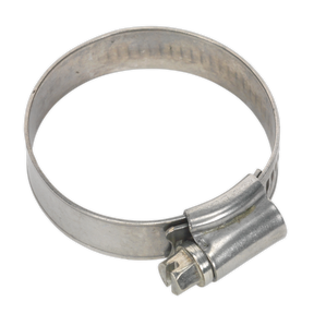 Sealey SHCSS1 Stainless Steel Hose Clip 32-44mm - Pack of 10