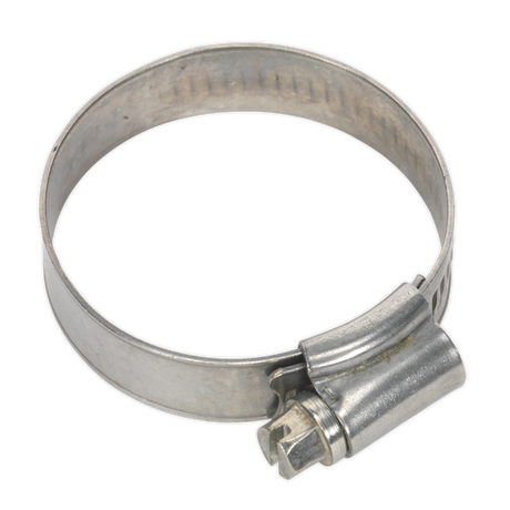 Sealey SHCSS1 Stainless Steel Hose Clip 32-44mm - Pack of 10