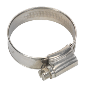Sealey SHCSS1A Stainless Steel Hose Clip 25-38mm - Pack of 10