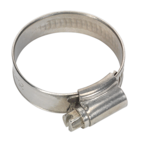 Sealey SHCSS1A Stainless Steel Hose Clip 25-38mm - Pack of 10