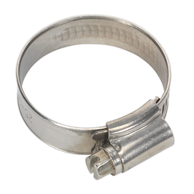 Sealey SHCSS1A Stainless Steel Hose Clip 25-38mm - Pack of 10