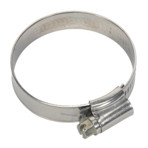 Sealey SHCSS1X Stainless Steel Hose Clip 35-51mm - Pack of 10
