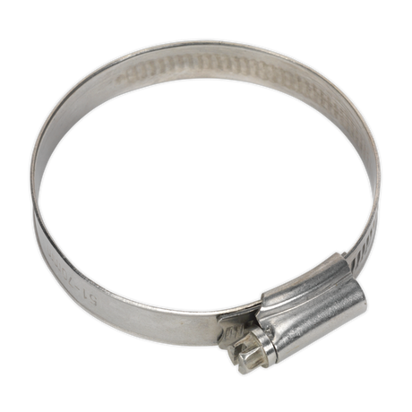 Sealey SHCSS2 Stainless Steel Hose Clip 51-70mm - Pack of 10