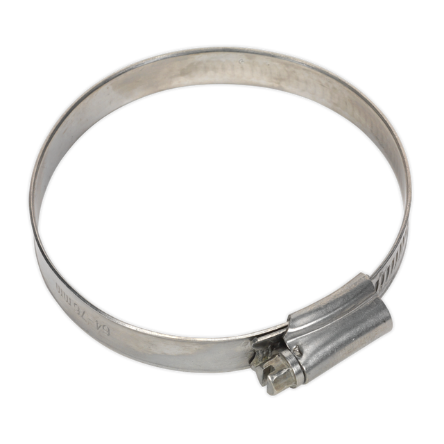 Sealey SHCSS3 Stainless Steel Hose Clip 64-76mm - Pack of 10