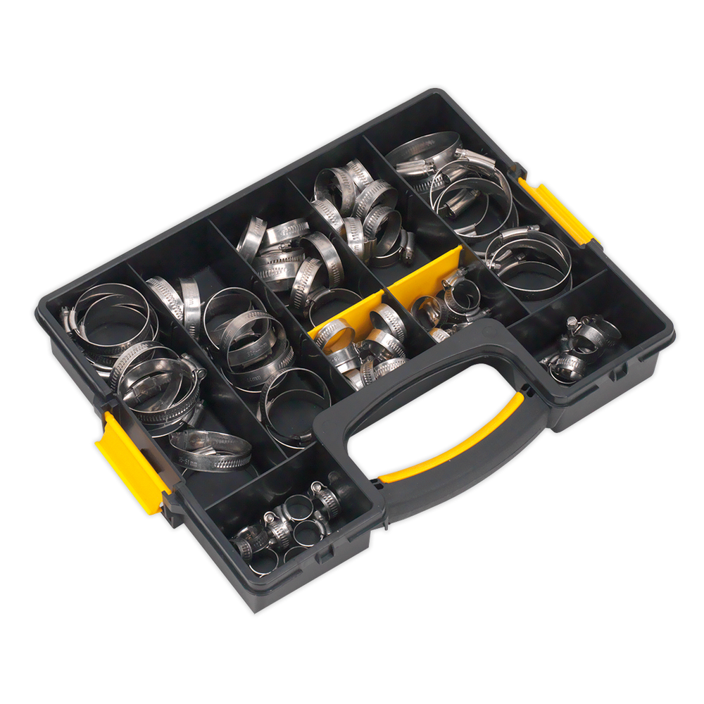 Sealey SHCSS90AC Stainless Steel Hose Clip Assortment 10-57mm 90pc - additional view 3