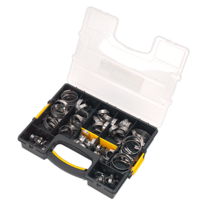 Sealey SHCSS90AC Stainless Steel Hose Clip Assortment 10-57mm 90pc - additional view 5