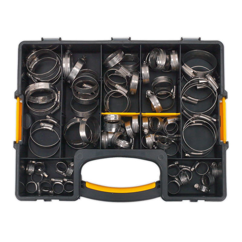 Sealey SHCSS90AC Stainless Steel Hose Clip Assortment 10-57mm 90pc - additional view 6
