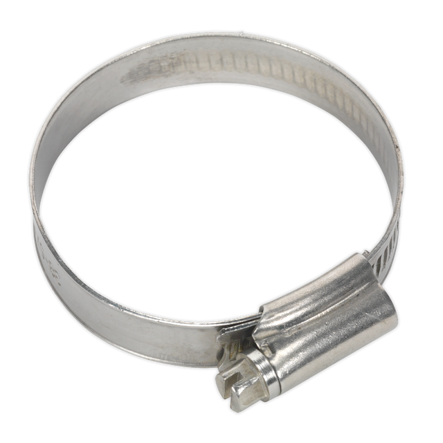 Sealey SHCSSM Stainless Steel Hose Clip 38-57mm - Pack of 10
