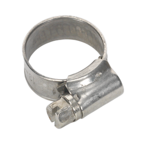 Sealey SHCSSM00 Stainless Steel Hose Clip 13-19mm - Pack of 10