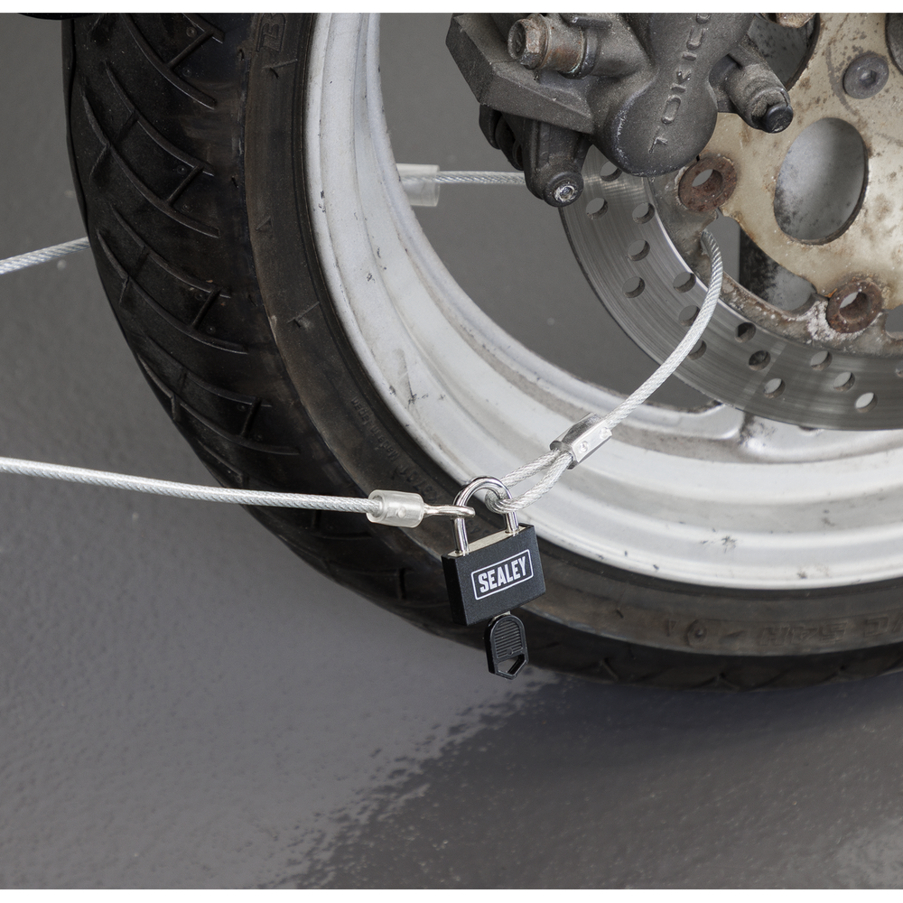 Sealey SHGCL3 Motorcycle Cable Lock 3m - additional view 7
