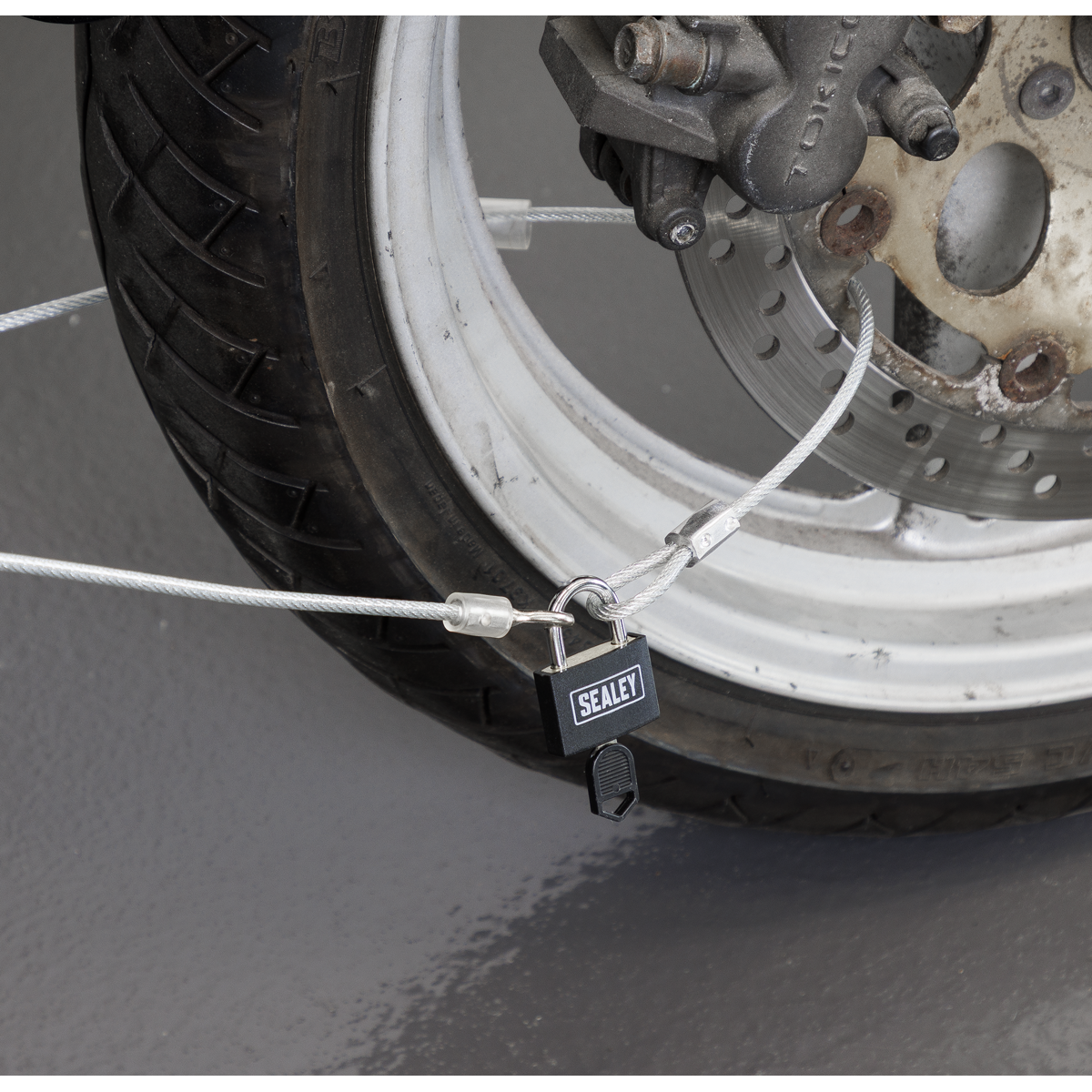 Sealey SHGCL3 Motorcycle Cable Lock 3m - additional view 7