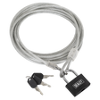 Sealey SHGCL3 Motorcycle Cable Lock 3m