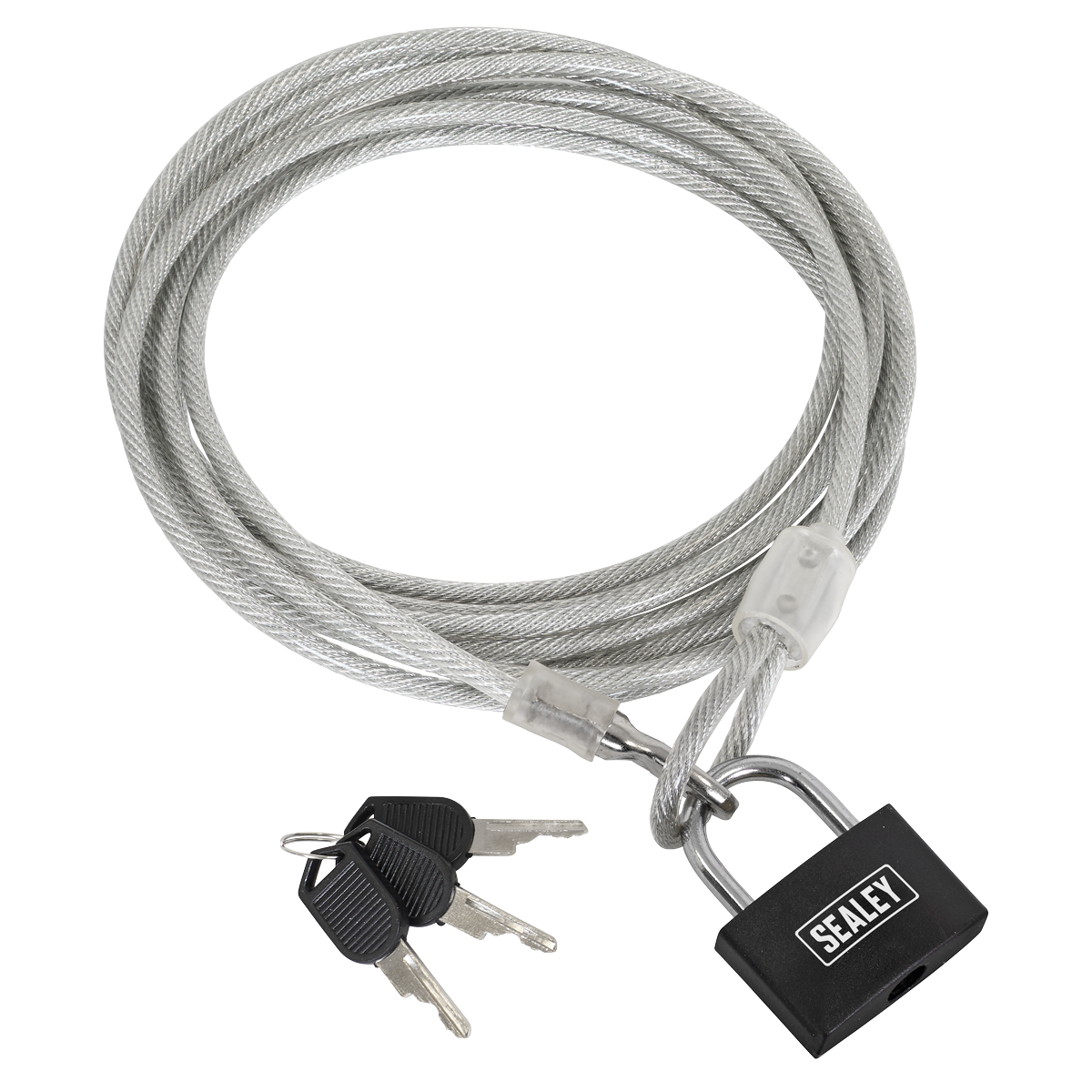Sealey SHGCL3 Motorcycle Cable Lock 3m