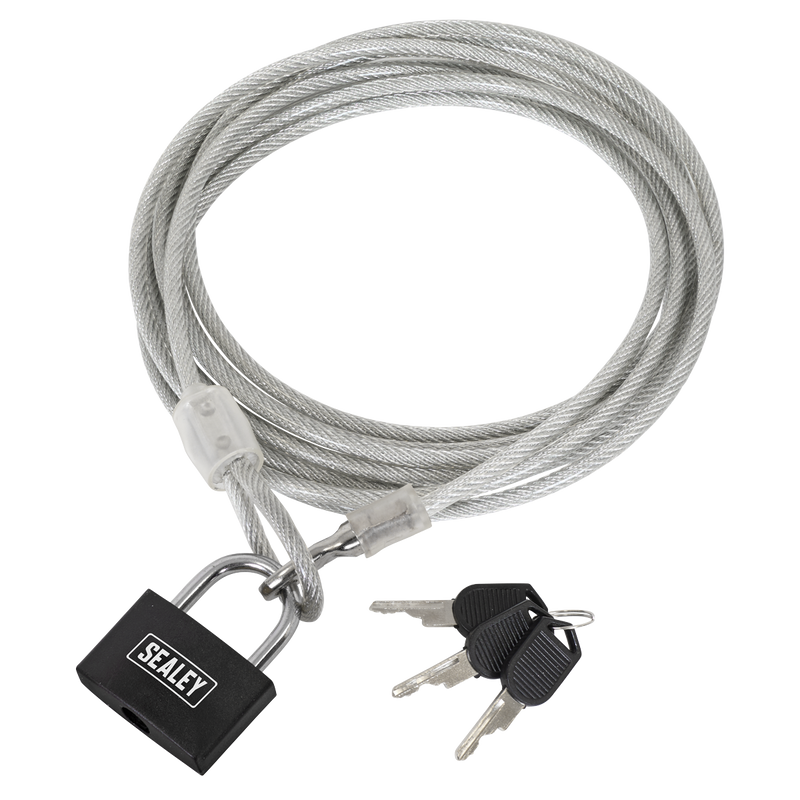 Sealey SHGCL3 Motorcycle Cable Lock 3m - additional view 8