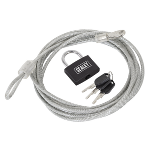 Sealey SHGCL3 Motorcycle Cable Lock 3m - additional view 9