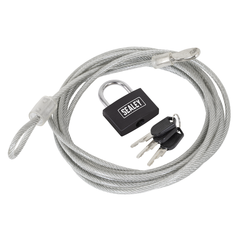 Sealey SHGCL3 Motorcycle Cable Lock 3m - additional view 9