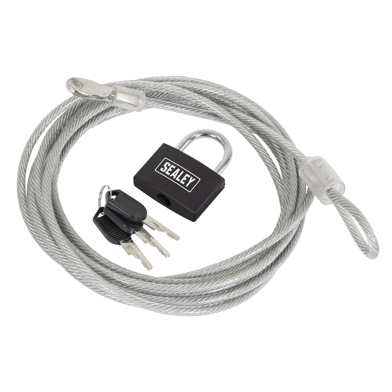 Sealey SHGCL3 Motorcycle Cable Lock 3m - additional view 10