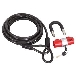 Sealey SHGCL5 Motorcycle Cable Lock 10mm x 5m - additional view 3