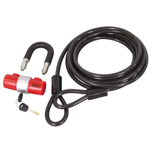 Sealey SHGCL5 Motorcycle Cable Lock 10mm x 5m - additional view 4