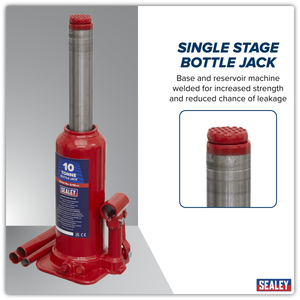 Sealey SJ10 Bottle Jack 10 Tonne - additional view 2