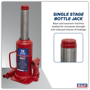 Sealey SJ12 Bottle Jack 12 Tonne - additional view 5