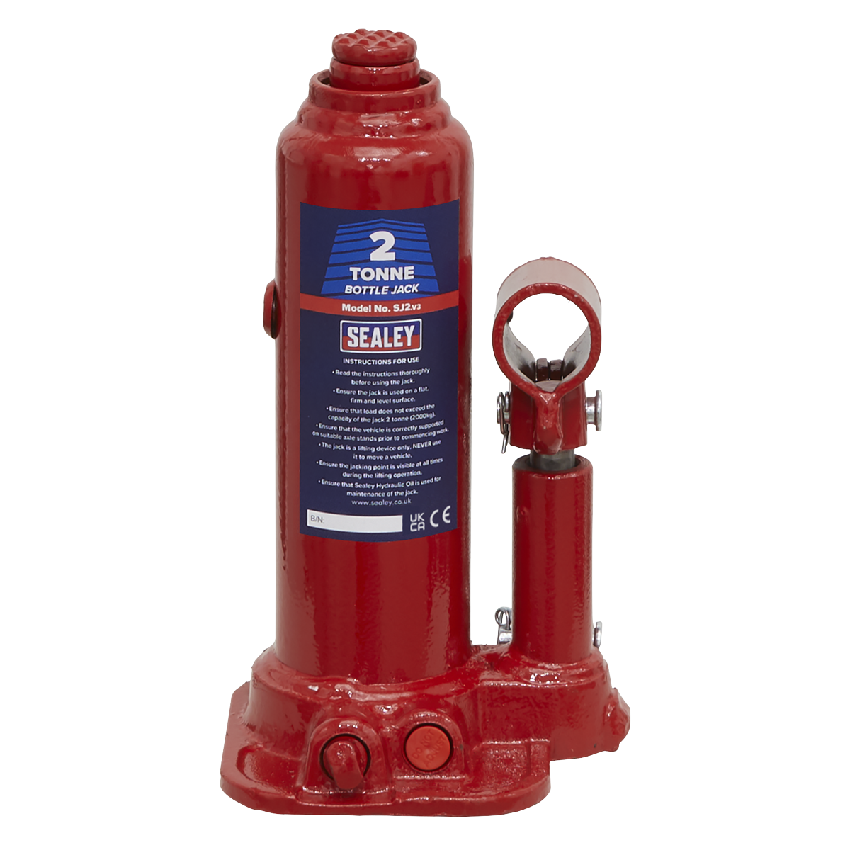 Sealey SJ2 Bottle Jack 2 Tonne - additional view 2