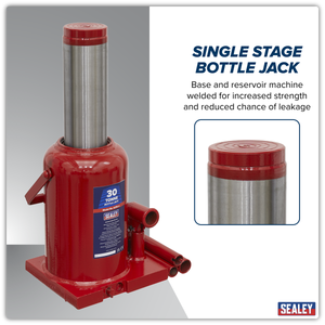 Sealey SJ30 Bottle Jack 30 Tonne - additional view 4