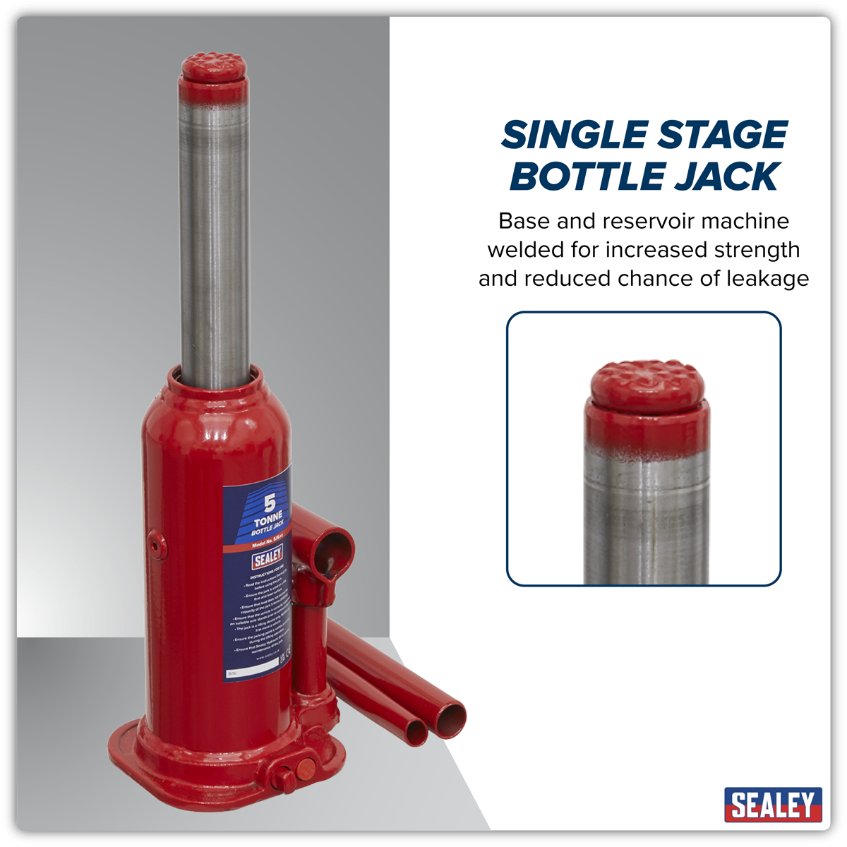 Sealey SJ5 Bottle Jack 5 Tonne - additional view 11