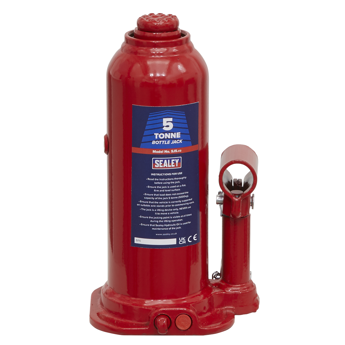 Sealey SJ5 Bottle Jack 5 Tonne - additional view 8