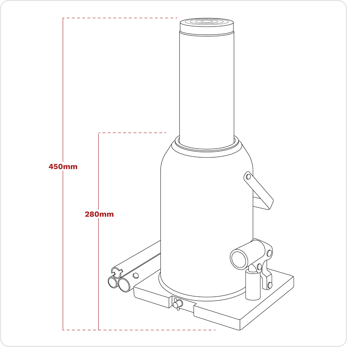 Sealey SJ50 Bottle Jack 50 Tonne - additional view 7