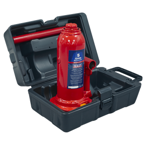 Sealey SJ5BMC Bottle Jack 5 Tonne with Storage Case