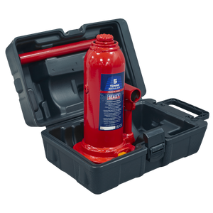 Sealey SJ5BMC Bottle Jack 5 Tonne with Storage Case