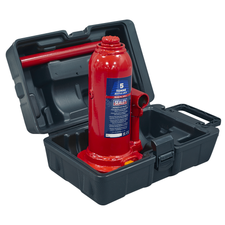 Sealey SJ5BMC Bottle Jack 5 Tonne with Storage Case