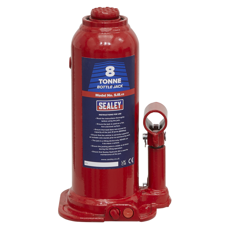 Sealey SJ8 Bottle Jack 8 Tonne - additional view 7