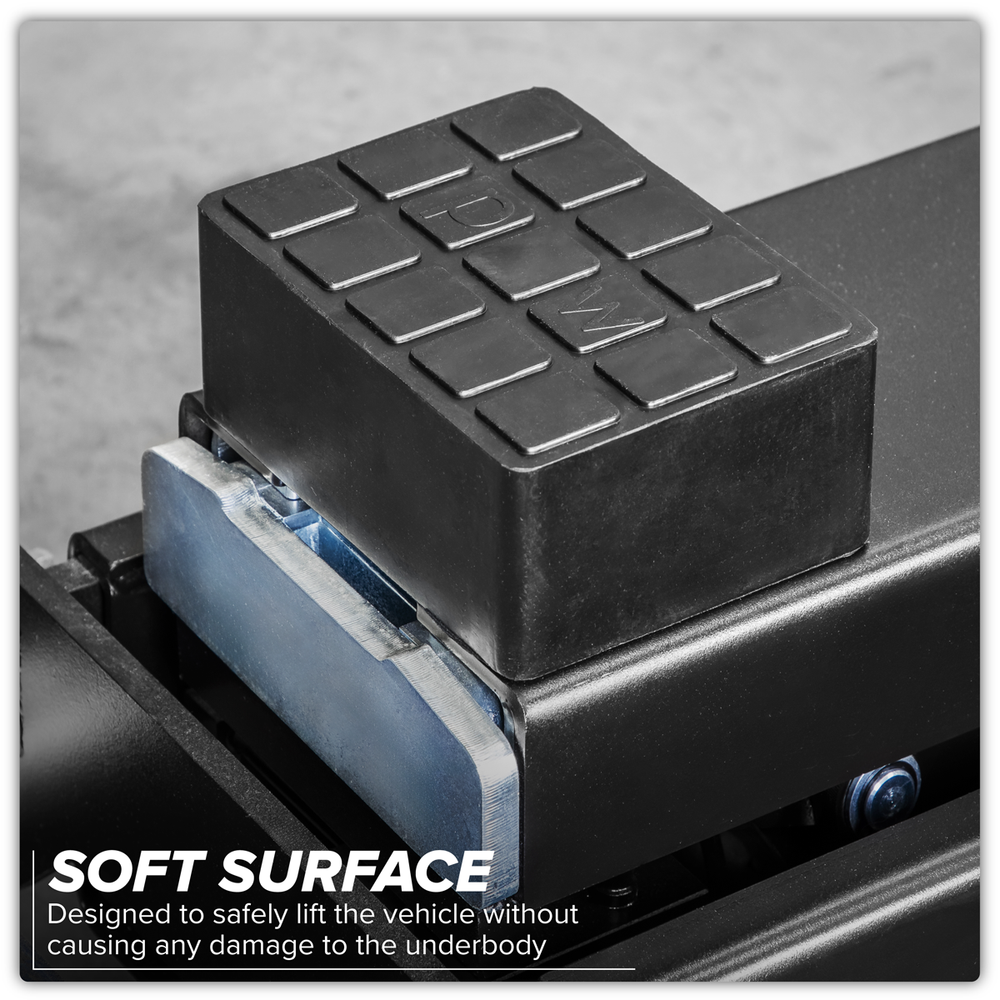 Sealey SJBEX.A02 Rubber Support Block for Viking Jacking Beams 60mm - additional view 2