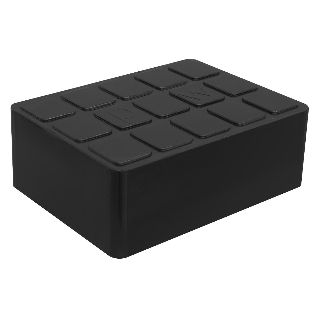 Sealey SJBEX.A02 Rubber Support Block for Viking Jacking Beams 60mm