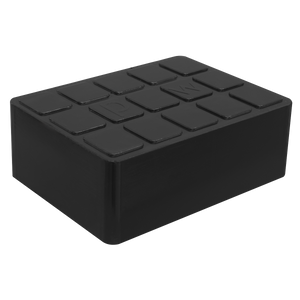 Sealey SJBEX.A02 Rubber Support Block for Viking Jacking Beams 60mm