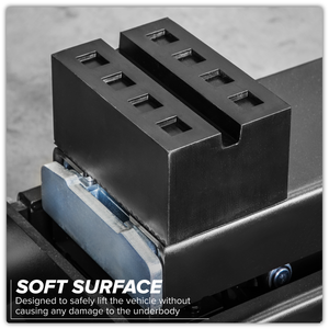 Sealey SJBEX.A03 Slotted Rubber Support Block for Viking Jacking Beams 80mm - additional view 8
