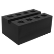 Sealey SJBEX.A03 Slotted Rubber Support Block for Viking Jacking Beams 80mm
