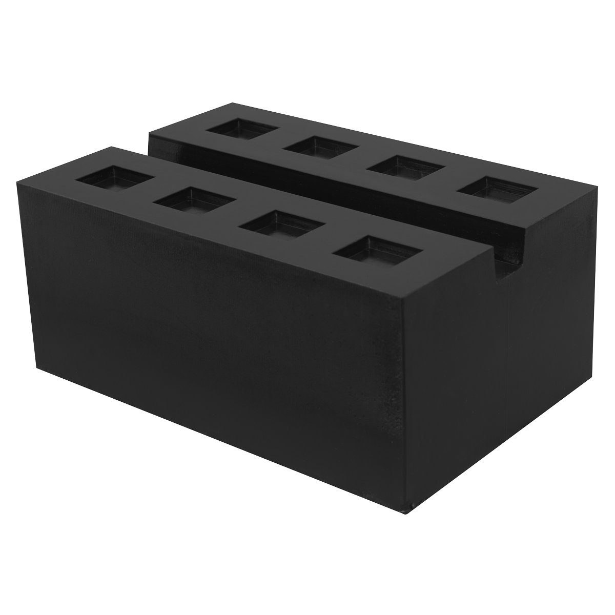 Sealey SJBEX.A03 Slotted Rubber Support Block for Viking Jacking Beams 80mm - additional view 3