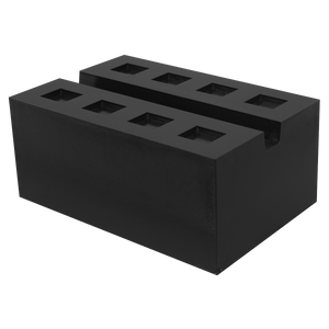 Sealey SJBEX.A03 Slotted Rubber Support Block for Viking Jacking Beams 80mm - additional view 3