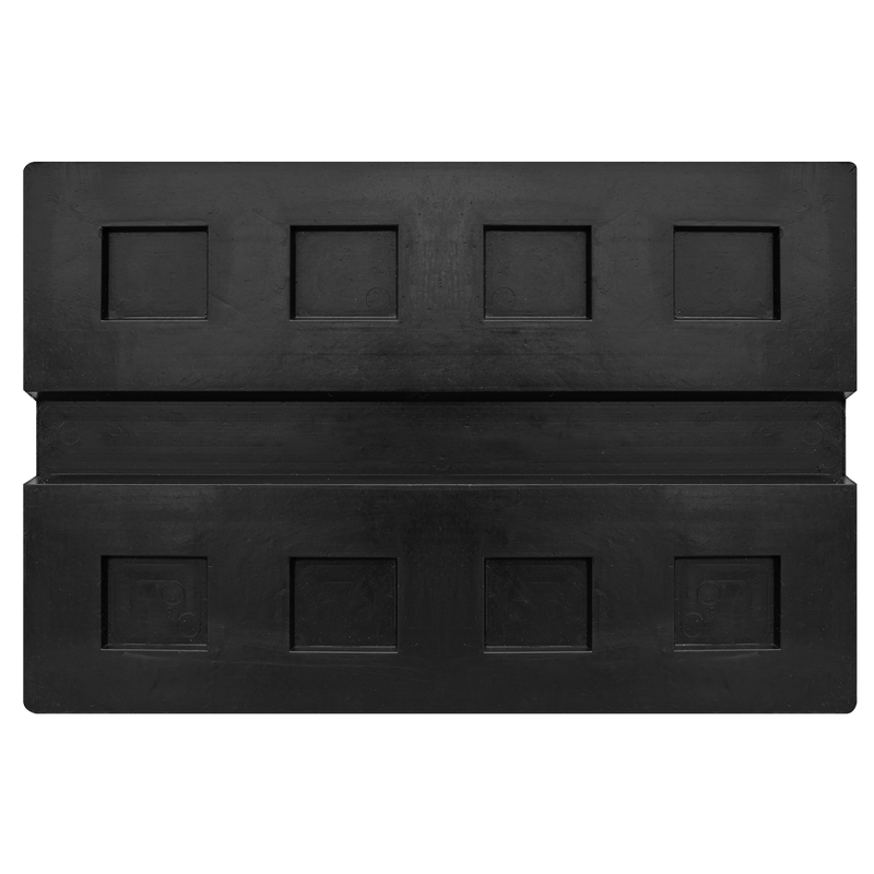 Sealey SJBEX.A03 Slotted Rubber Support Block for Viking Jacking Beams 80mm - additional view 4